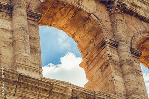 Canvas Print Coliseum in Rome, Italy