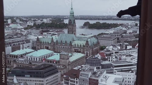 Hamburg City Aerial View photo