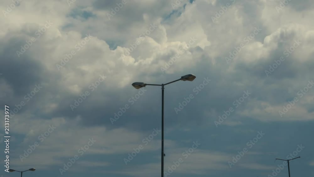 Cloud formations before the rain. Time lapse. Cloud formations before the rain. Time lapse.