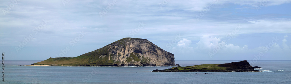 Rabbit and Rock Island Panorama