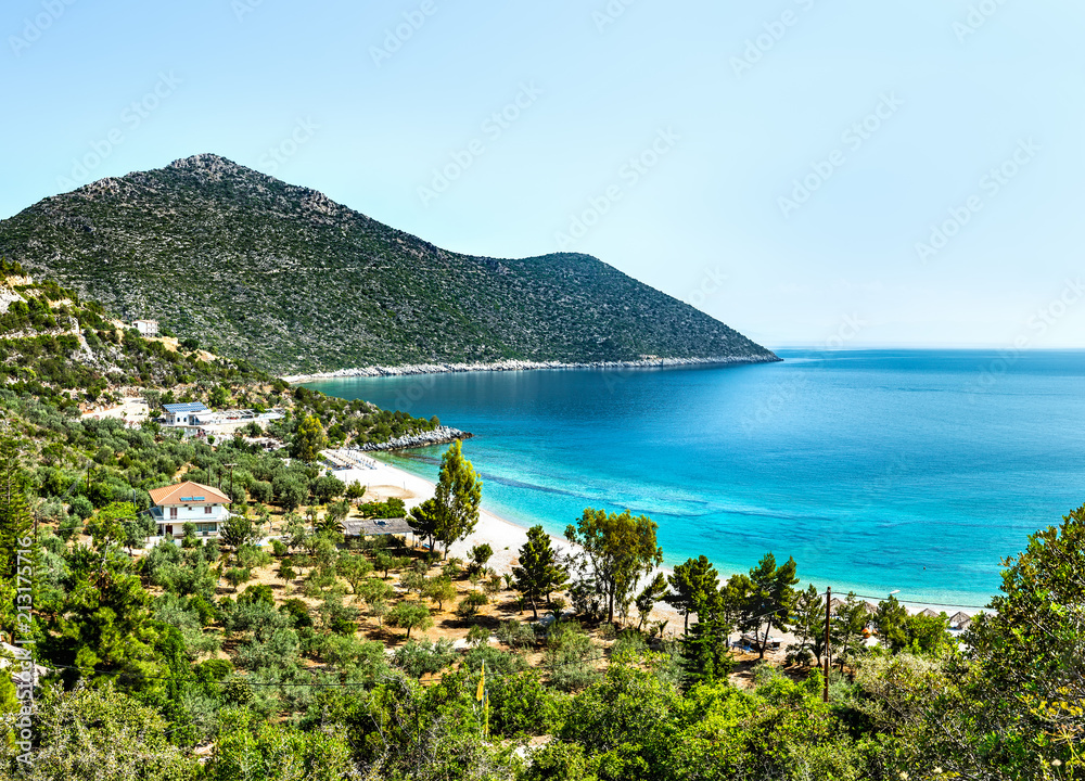 Coast of the Aegean Sea, Peloponnese. Near Sapounakaiika