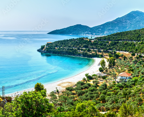 Coast of the Aegean Sea, Peloponnese. Near Sapounakaiika