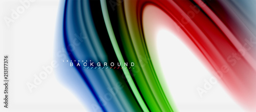 Rainbow fluid colors abstract background twisted liquid design, colorful marble or plastic wavy texture backdrop, multicolored template for business or technology presentation or web brochure cover