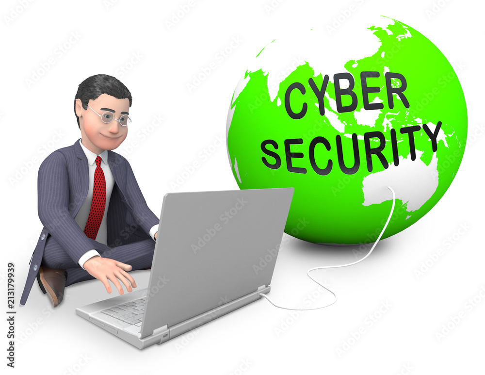Cyber Security Professional Smart Shield 3d Rendering Cyber Security Professional Smart Shield 3d Rendering