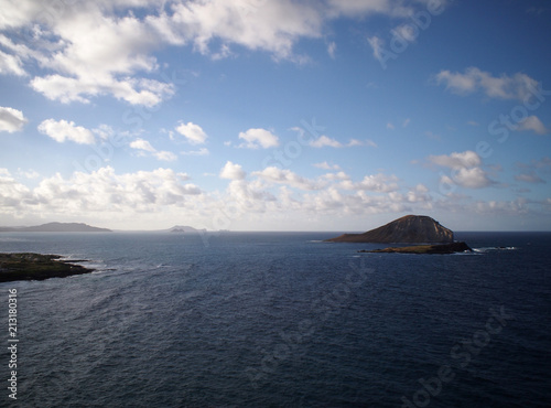 Manana and Kaohikaipu Islands, commonly known as Rabbit and Turtle Islands, in Waimanalo Bay