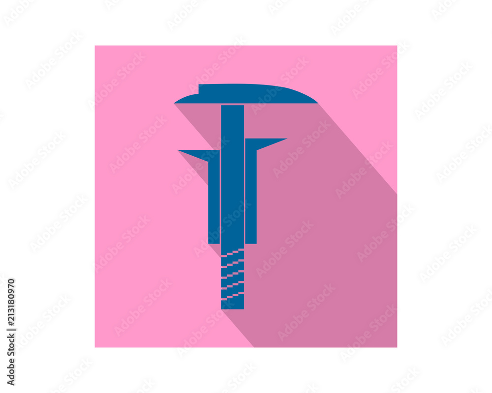 blue steel liner construction repair fix engineering tool equipment image vector icon logo blue steel liner construction repair fix engineering tool equipment image vector icon logo