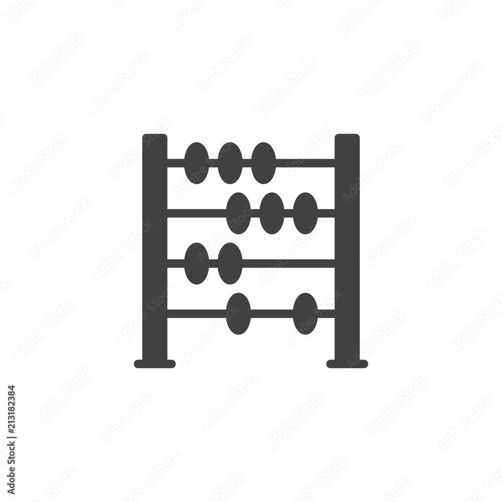 Abacus vector icon. filled flat sign for mobile concept and web design. Old retro calculator simple solid icon. Symbol, logo illustration. Pixel perfect vector graphics Abacus vector icon. filled flat sign for mobile concept and web design. Old retro calculator simple solid icon. Symbol, logo illustration. Pixel perfect vector graphics