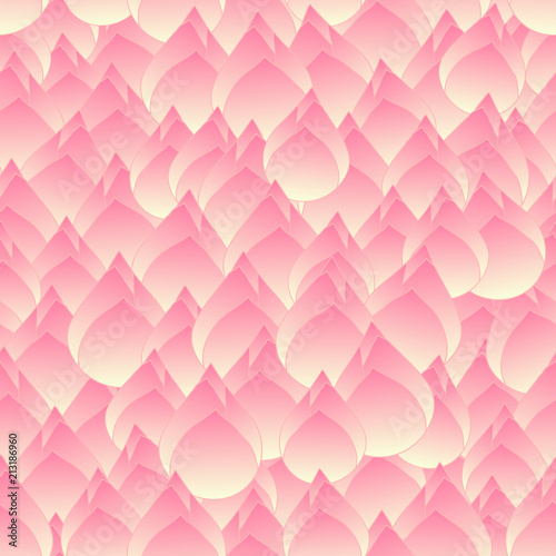 Pink Bud Indian lotus Seaml...