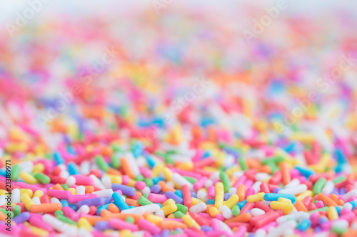 Abstract image sweet pastel rainbow sugar texture beautiful background for valentine day and love concept.