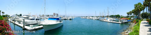 Marina, San Diego, panorama 2 © Boris