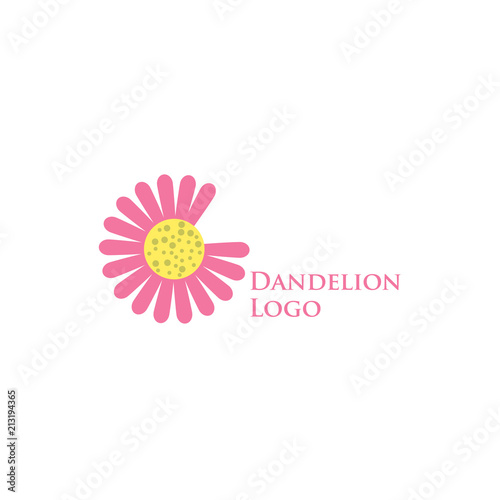 dandelion icon. dandelion logo vector illustration eps 10.
