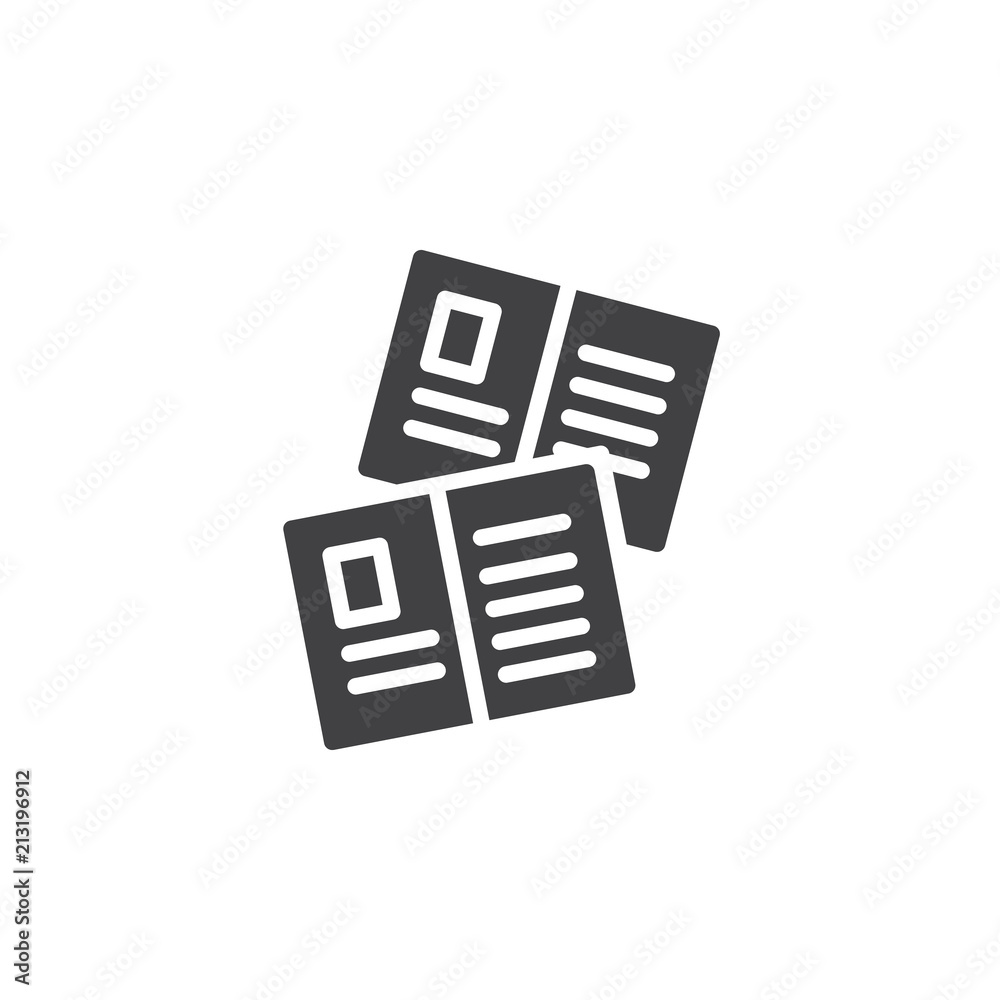 Postcard vector icon. filled flat sign for mobile concept and web design. Post cards simple solid icon. Symbol, logo illustration. Pixel perfect vector graphics