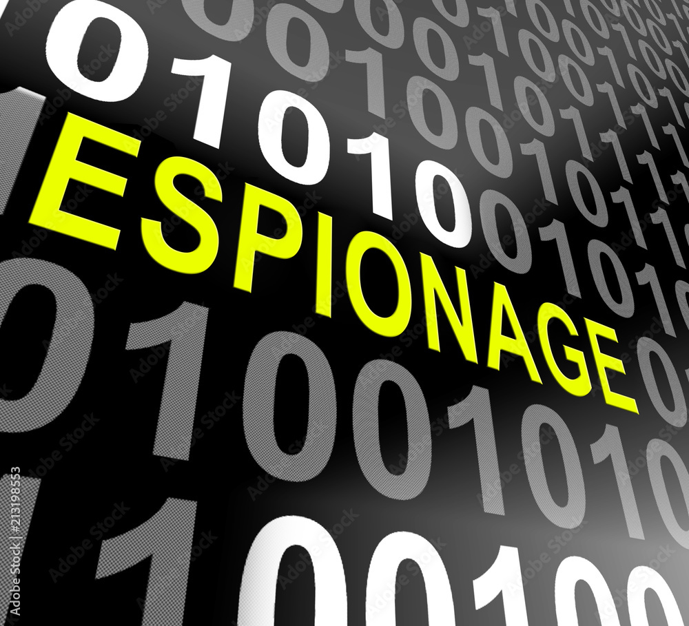 Cyber Espionage Criminal Cyber Attack 3d Illustration Cyber Espionage Criminal Cyber Attack 3d Illustration