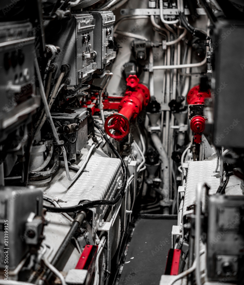 Obraz premium Uboot Colorkey