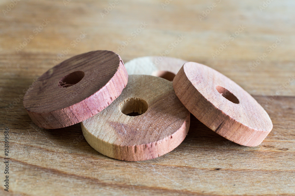 red cedar wood discs natural insect repellent for clothes protection