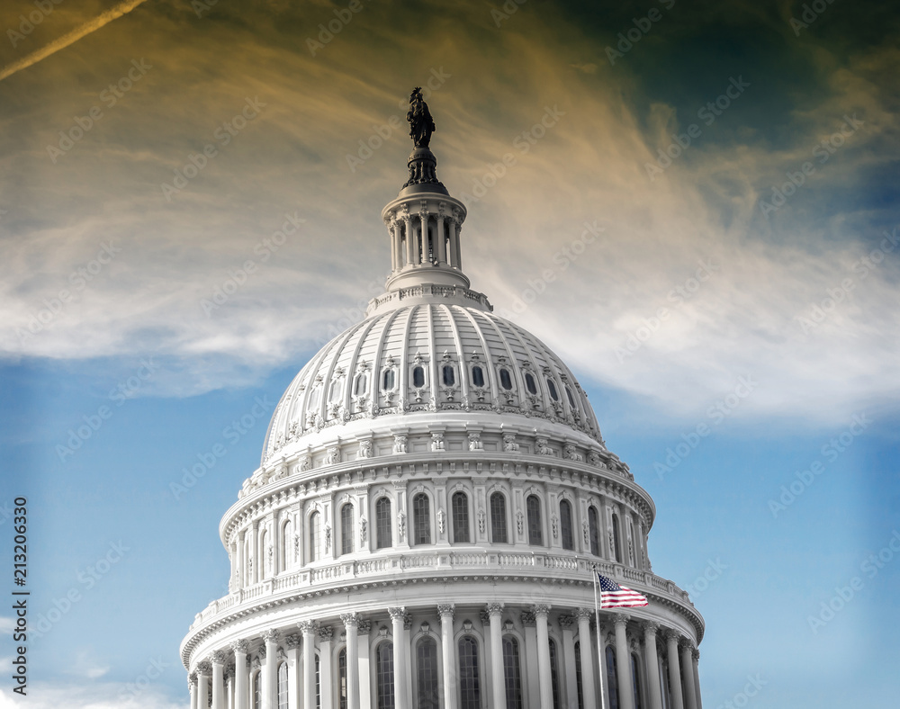 Obraz premium Washington DC - US Capitol building