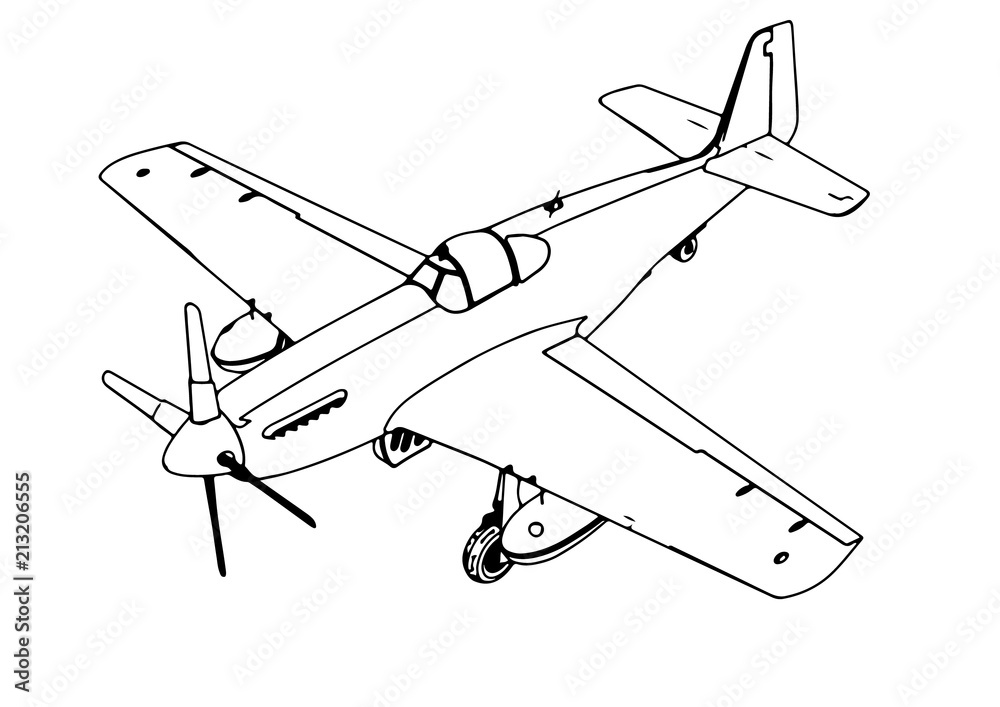 vector airplane sketch vector airplane sketch