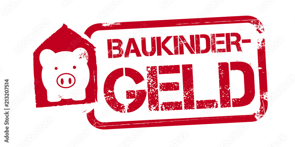 Roter Stempel Baukindergeld
