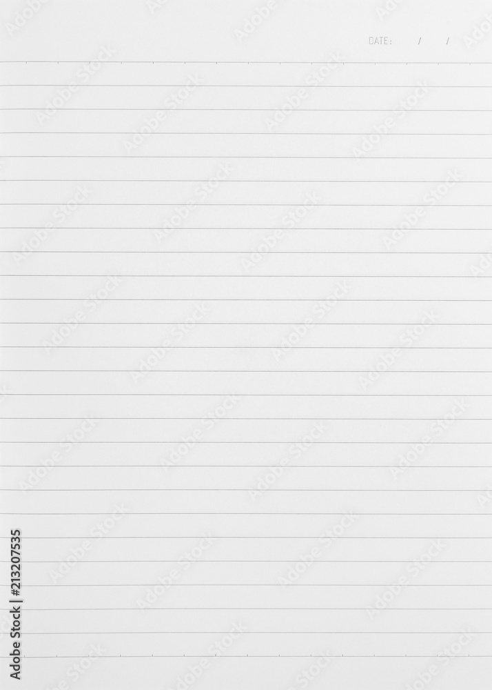 Detailed lined paper texture, isolated. Detailed lined paper texture, isolated.