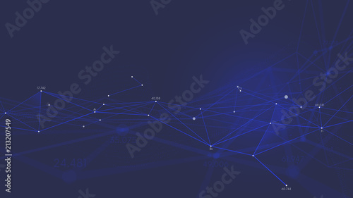 Network connection plexus digital futuristic technology, Abstract vector background