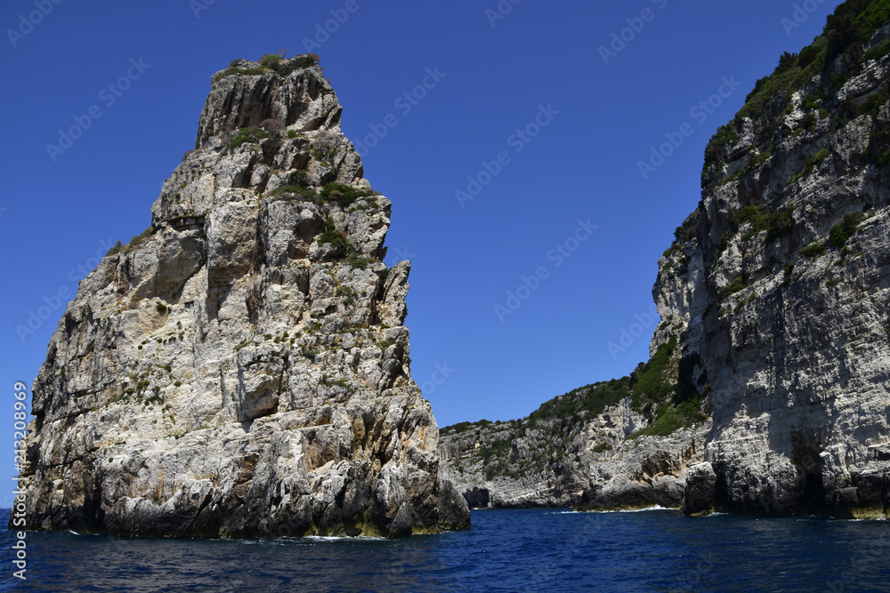 Korfu natur landscape water stone