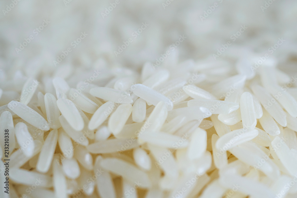 Thailand Jasmine rice texture background close up Thailand Jasmine rice texture background close up