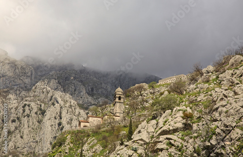 Church of Our Lady of the Health in Kotor. Montenegro