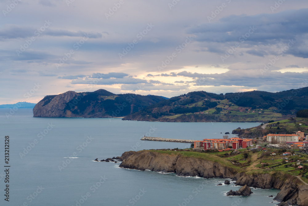 Fototapeta premium Coast around Bermeo in the Basque Country