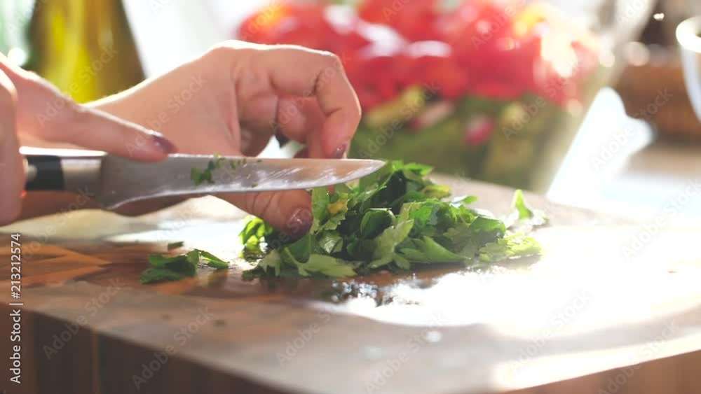 Salat zubereitung
