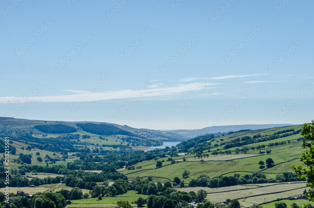 View across Yorkshire Dales from Lofthouse