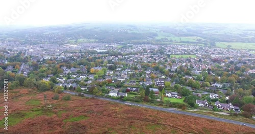 Aerial Drone Footage over Ilkley Moor Near Leeds photo