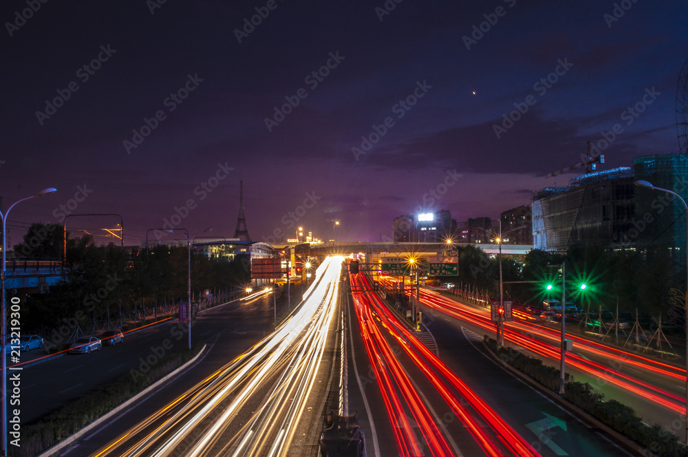 Changchun Expressway Night Scene