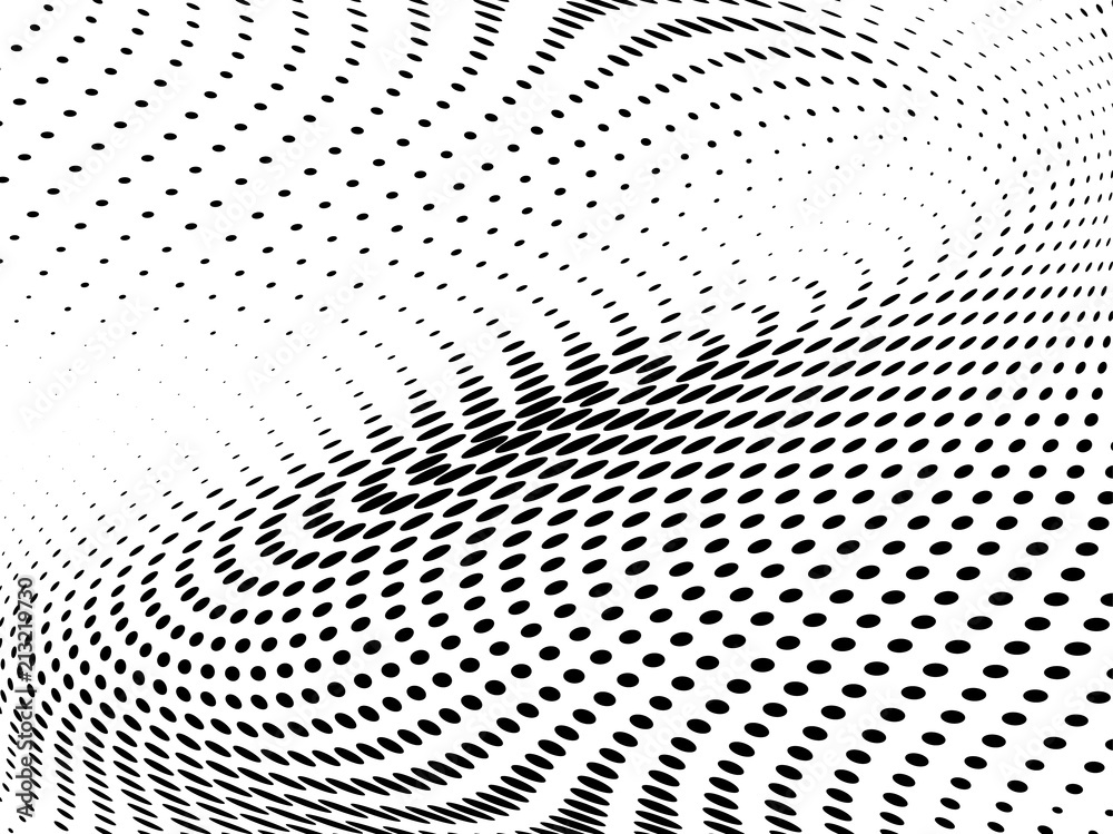 Halftone wavy background. Digital gradient. Dotted pattern with circles, dots, point small scale. Halftone wavy background. Digital gradient. Dotted pattern with circles, dots, point small scale.
