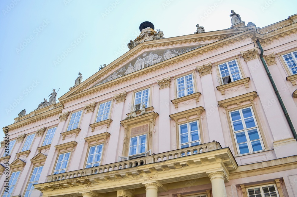 Exterior of Primate's Palace, a Neoclassical Palace in the Old Town of Bratislava City