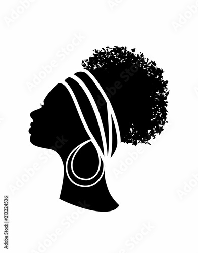 profile of an African woman