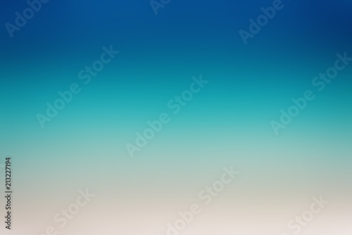 Blurred Blue Abstract background. Gradient azure aqua water backdrop.