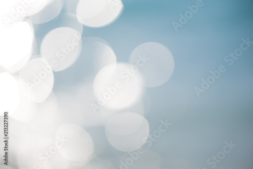 blue bokeh background