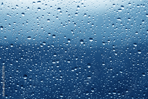 raindrops on glass background