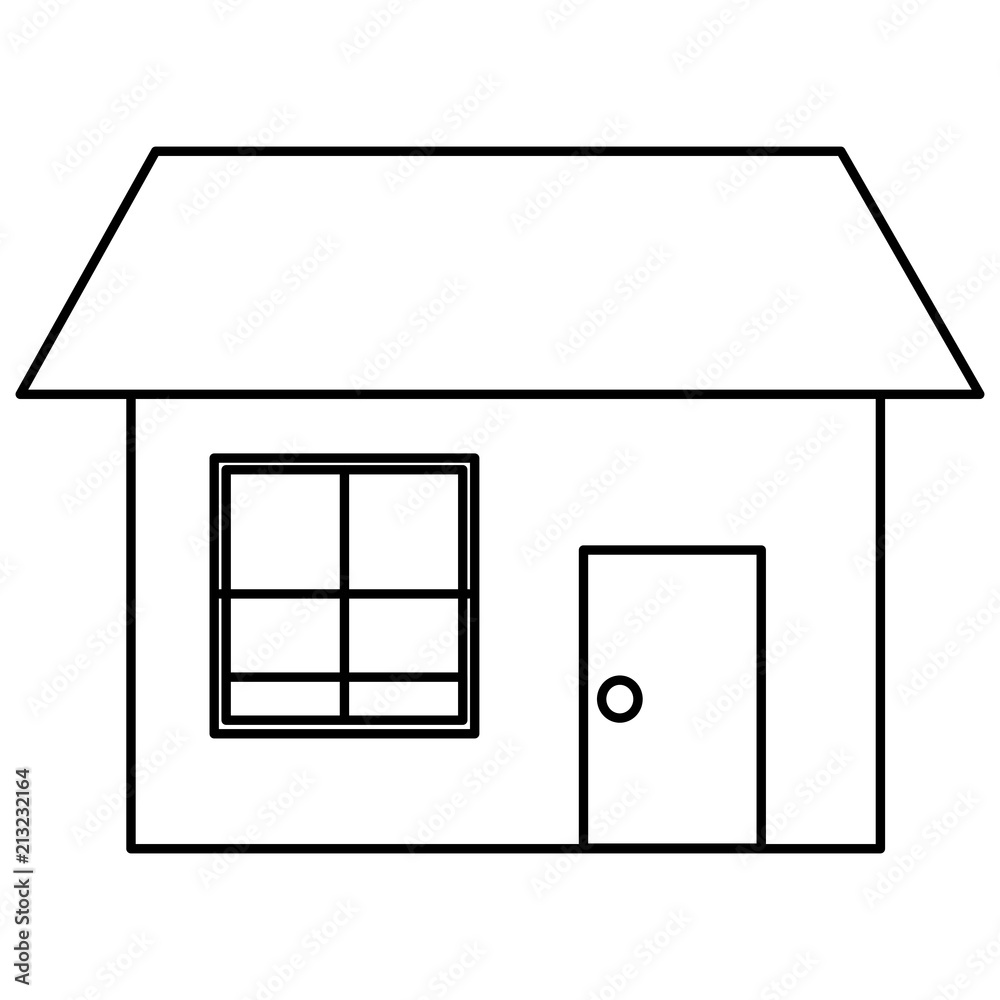 exterior house isolated icon exterior house isolated icon