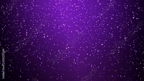 Colorful Falling Sparkling Particles Animation - Seamless Loop Violet