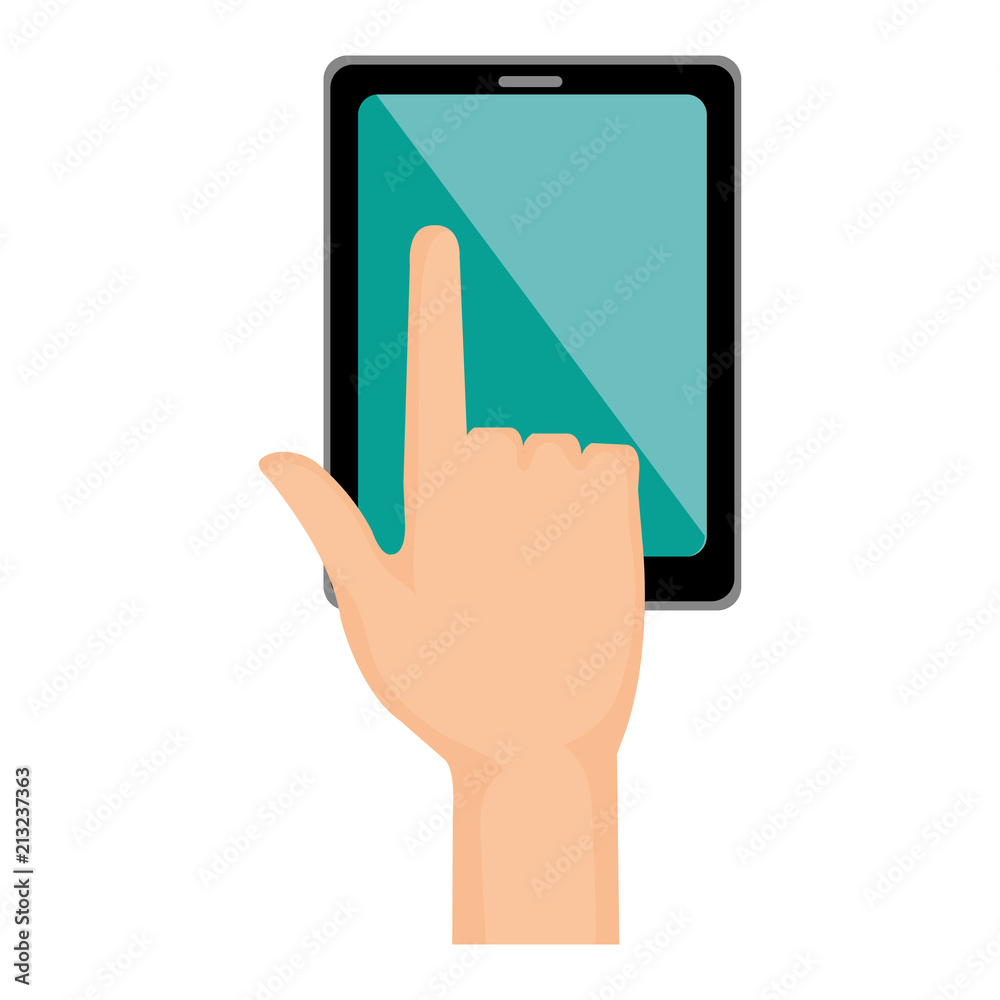 user with smartphone device user with smartphone device