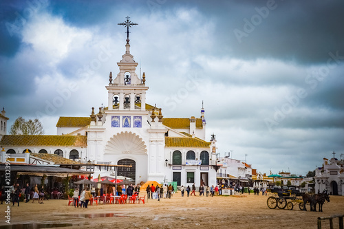 El Rocio Village, near Doñana Park, Andalusia, Spain photo