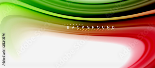 Rainbow fluid colors abstract background twisted liquid design, colorful marble or plastic wavy texture backdrop, multicolored template for business or technology presentation or web brochure cover