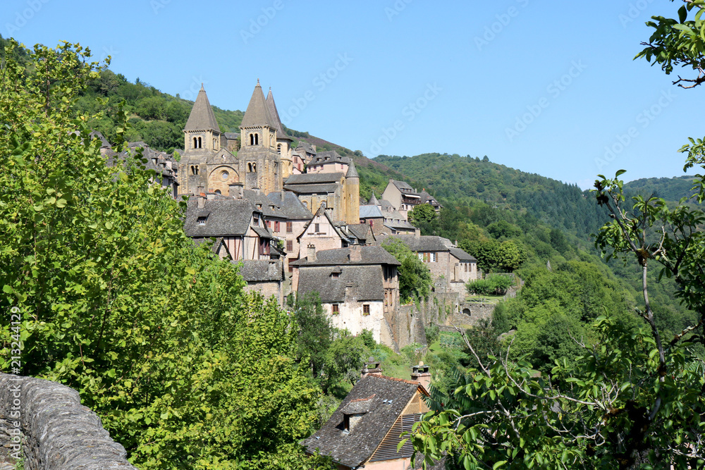 Village de Conques, Aveyron, France