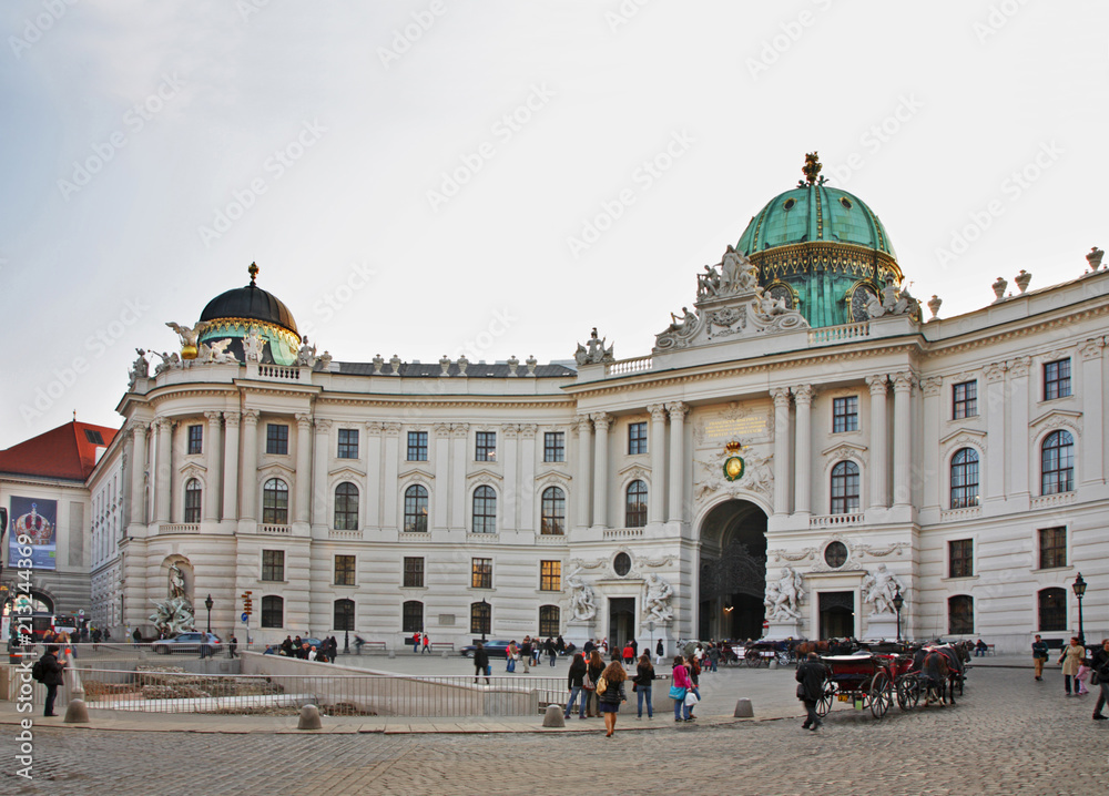 St. Michael's Wing of Hofburg Palace in Vienna. Austria