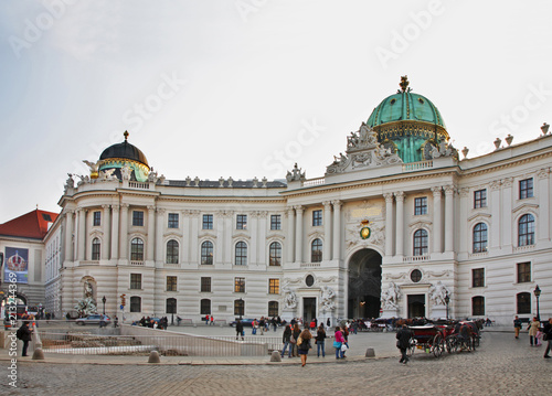 St. Michael's Wing of Hofburg Palace in Vienna. Austria © Andrey Shevchenko