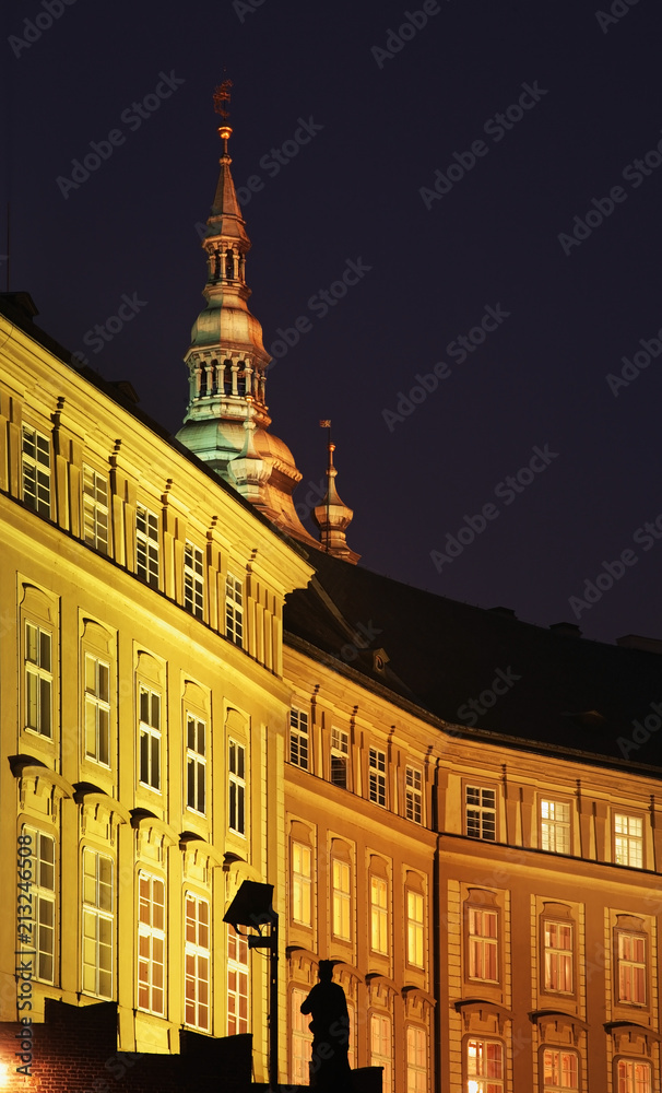 Naklejka premium Prazsky hrad – old town in Prague. Czech Republic