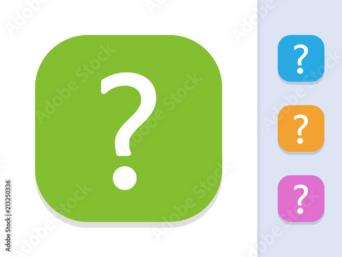 Question Mark - Simple Buttons