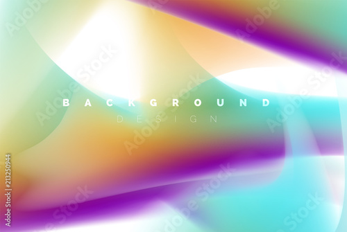 Holographic paint explosion design, fluid colors flow, colorful storm. Liquid mixing colours motion concept, trendy abstract background layout template for business presentation, app wallpaper banner