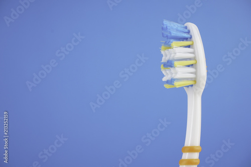Toothbrush over a plain background